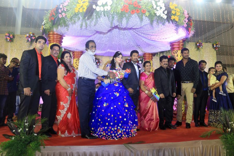 Director R Pandiarajan Son Prithvirajan Wedding Reception Stills (19)
