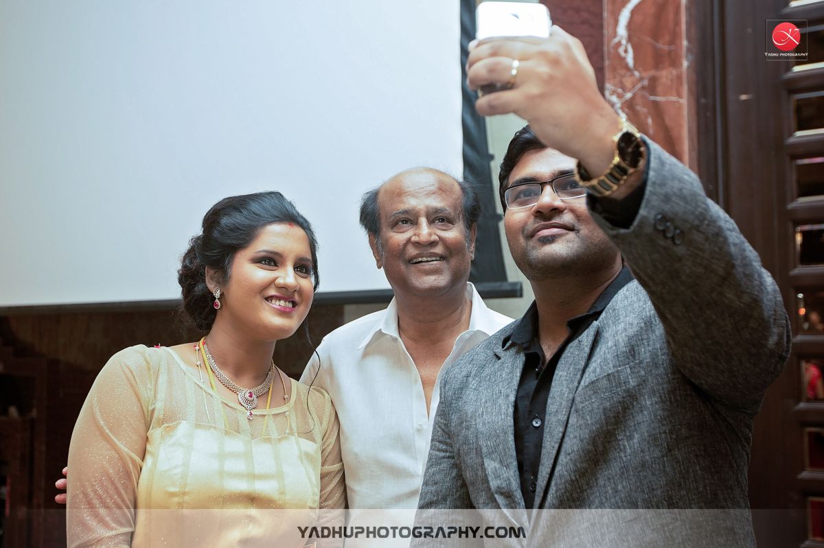 Rajini at Director K.S.Ravikumar Daughter's After Marriage Party Photos (8)