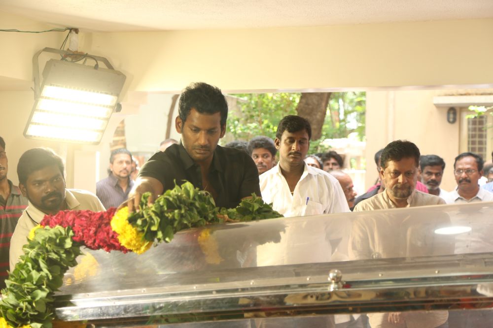 Producer Director Mr.Panju Arunachalam's Final Journey Stills (14)