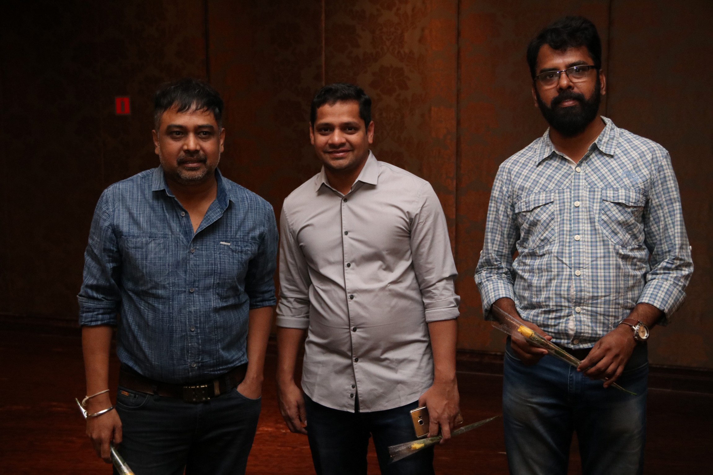 Allu Arjun, Linguswamy, Gnanvel Raja Telugu Tamil Bilingual Film Launch Stills (2)
