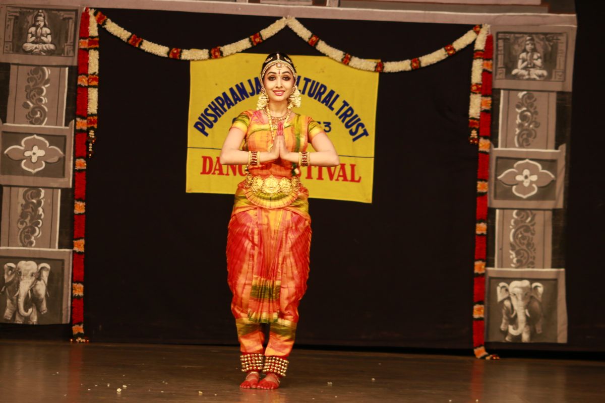 Actress Utthara Unni's Bharathanatyam Recital Event Stills (1)