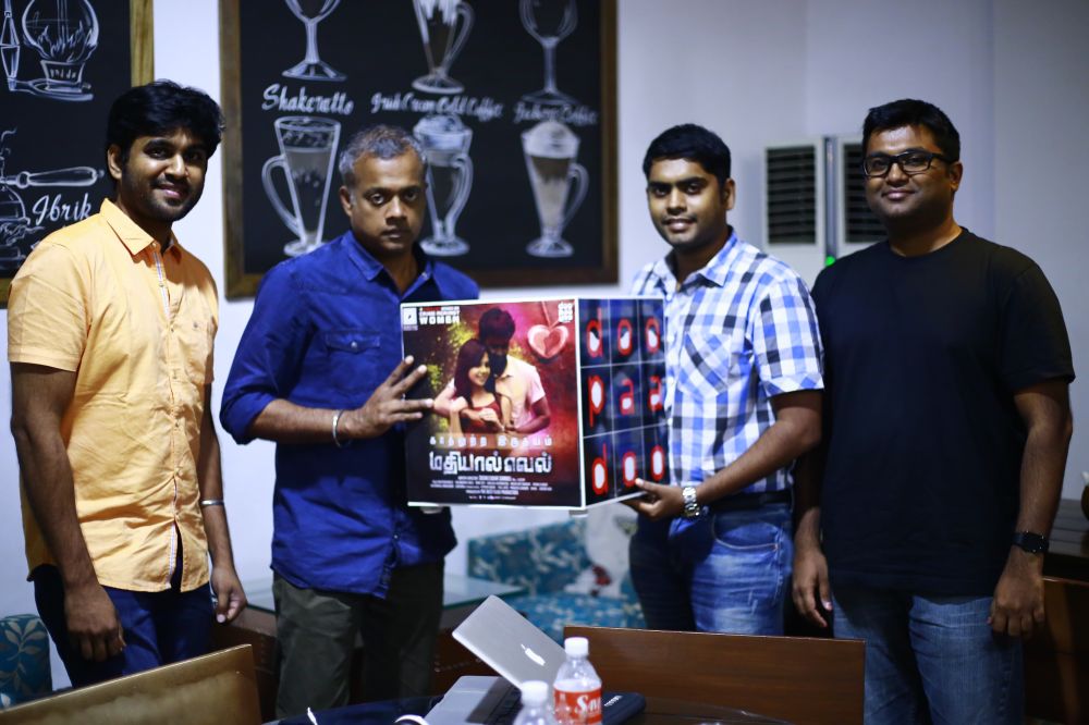 Director Gautham Menon Launched Mathiyaal Vell Single Track Pics (1)