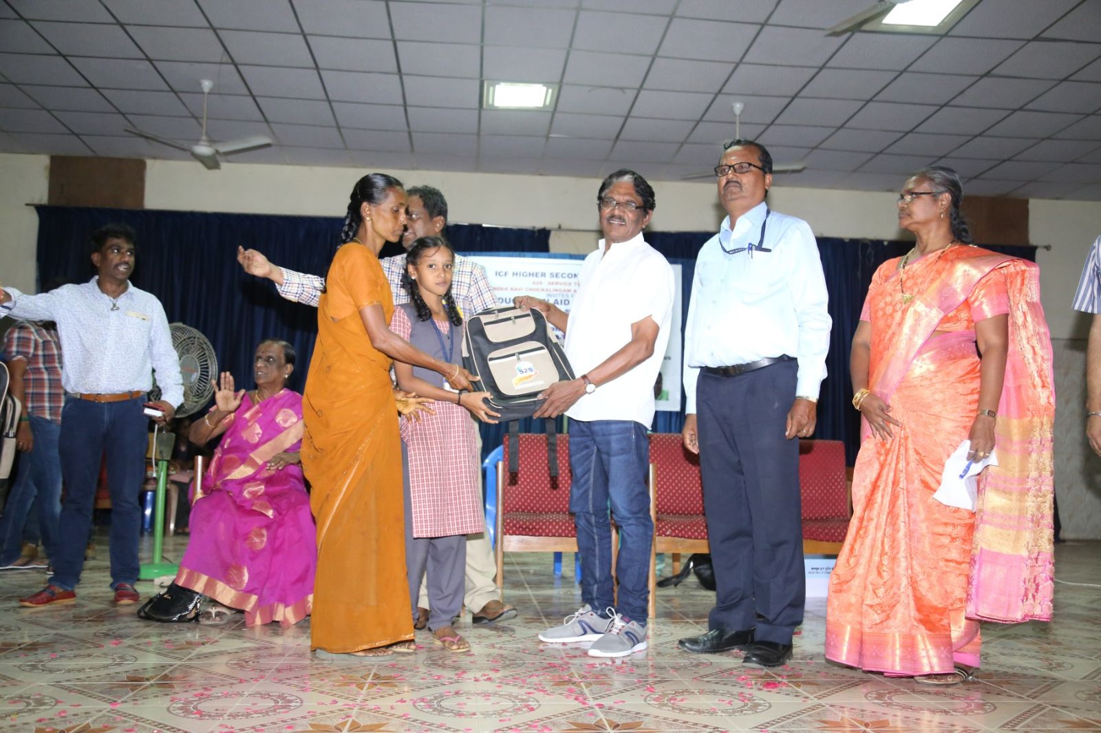 Bharathiraja at Service To Society (S2S) 6th Educational AID Program - ICF Higher Secondary  (44)