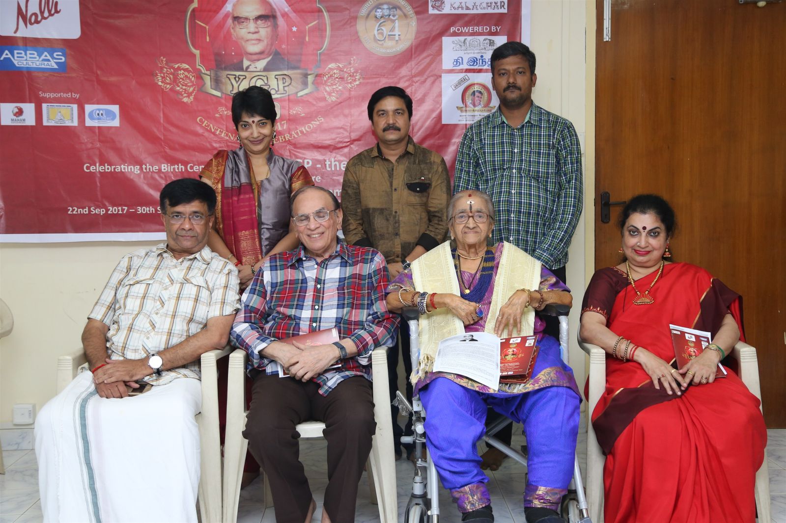 Actor Y G Mahendran Press Meet Regarding YGPs 100th Birth Centenary Celebration Photos (9)