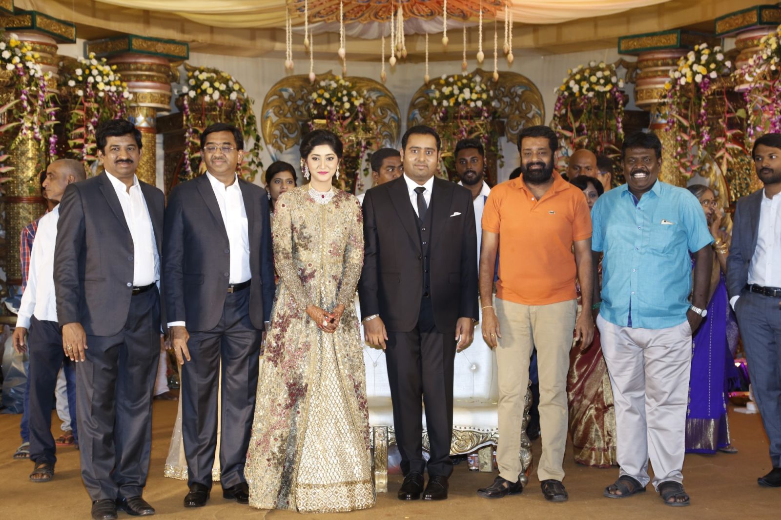 Producer Abinesh Elangovan - Nandhini Wedding Reception Stills (10)