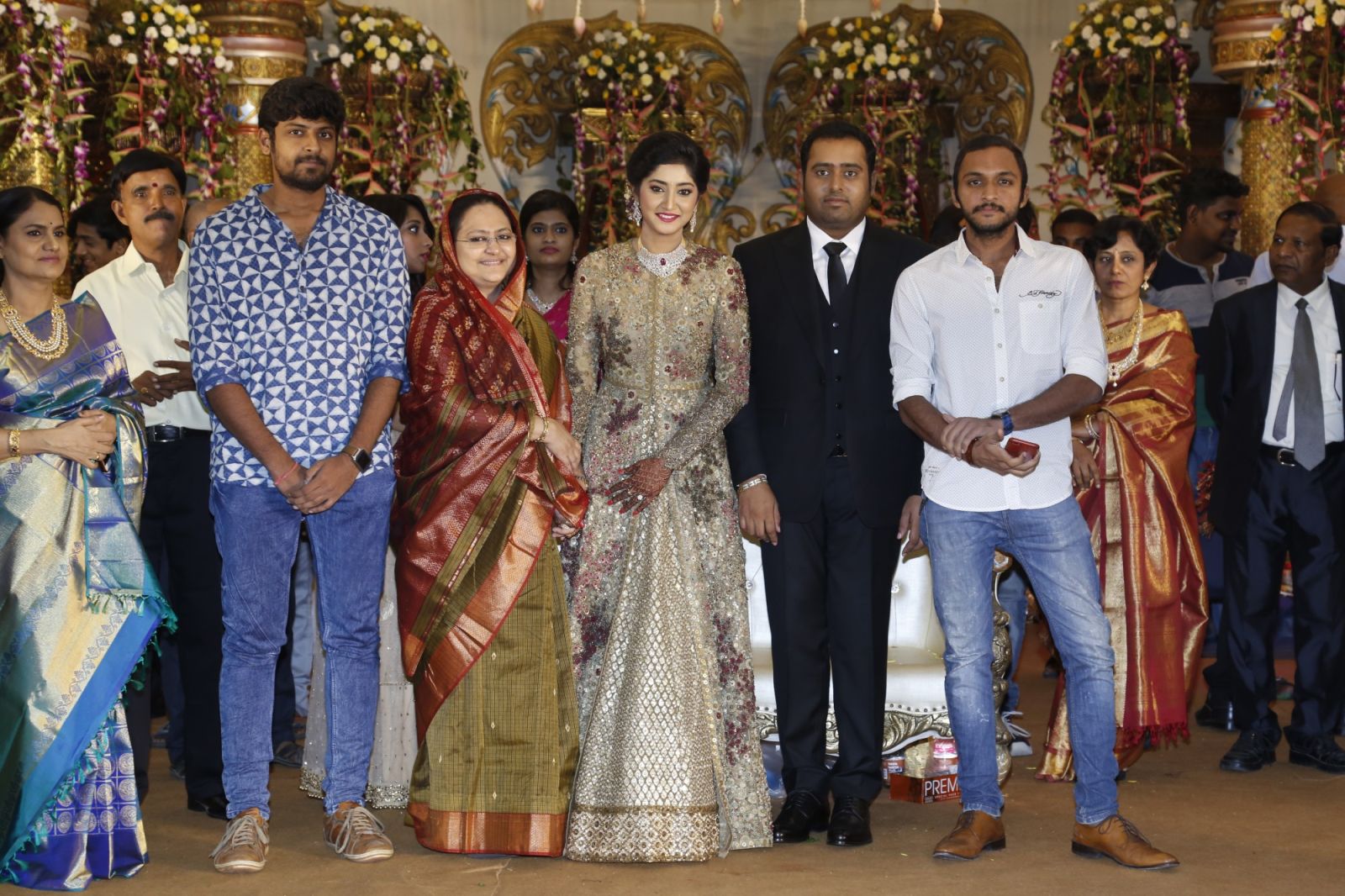 Producer Abinesh Elangovan - Nandhini Wedding Reception Stills (18)