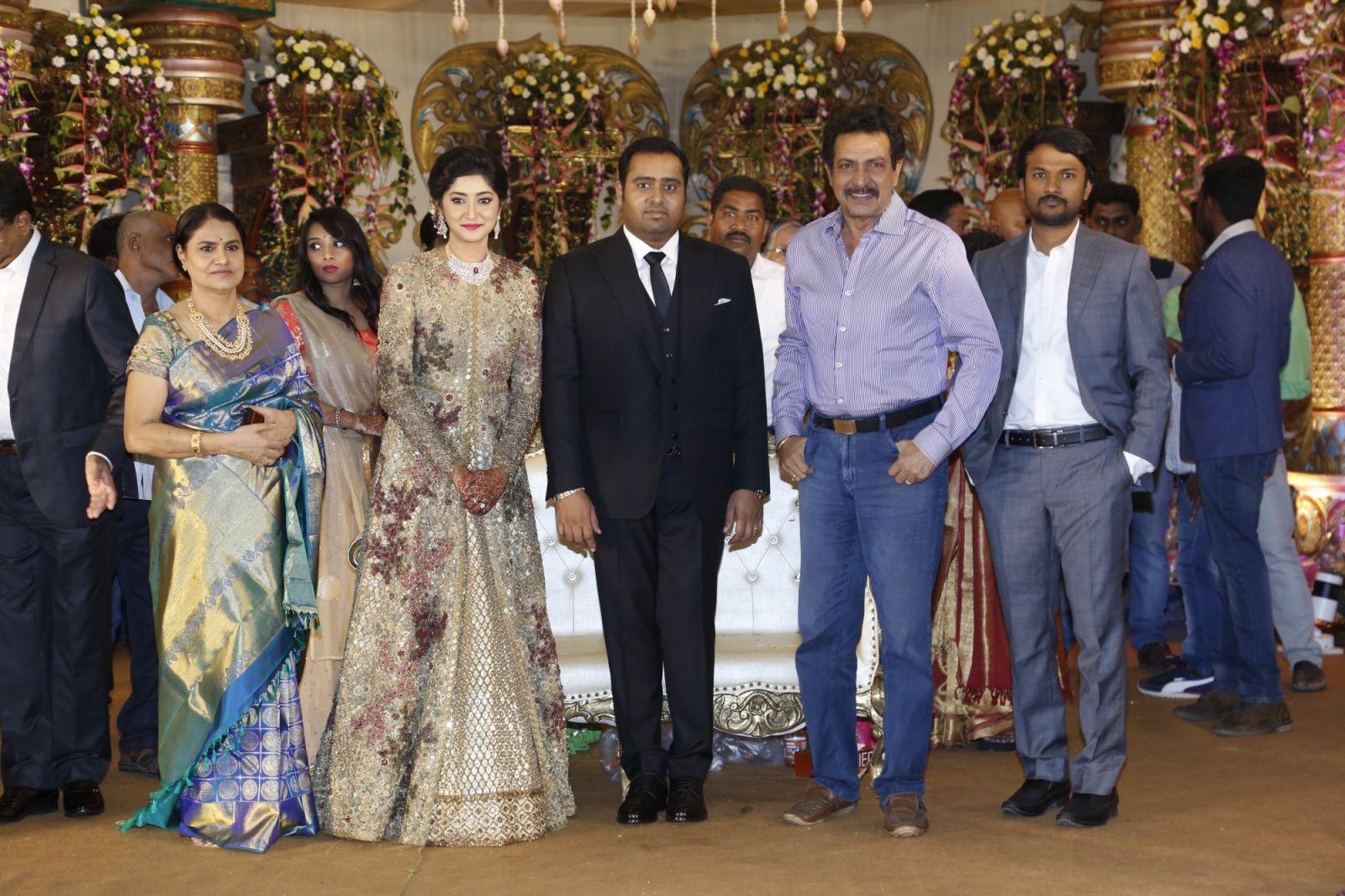 Producer Abinesh Elangovan - Nandhini Wedding Reception Stills (20)