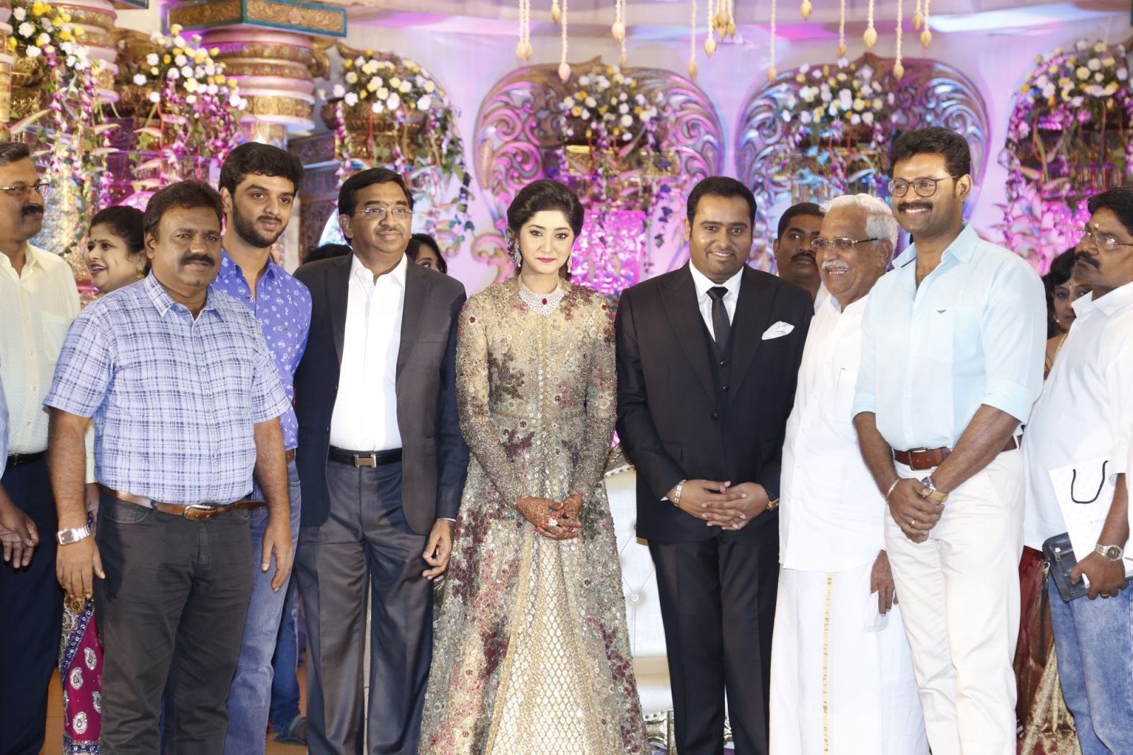 Producer Abinesh Elangovan - Nandhini Wedding Reception Stills (42)