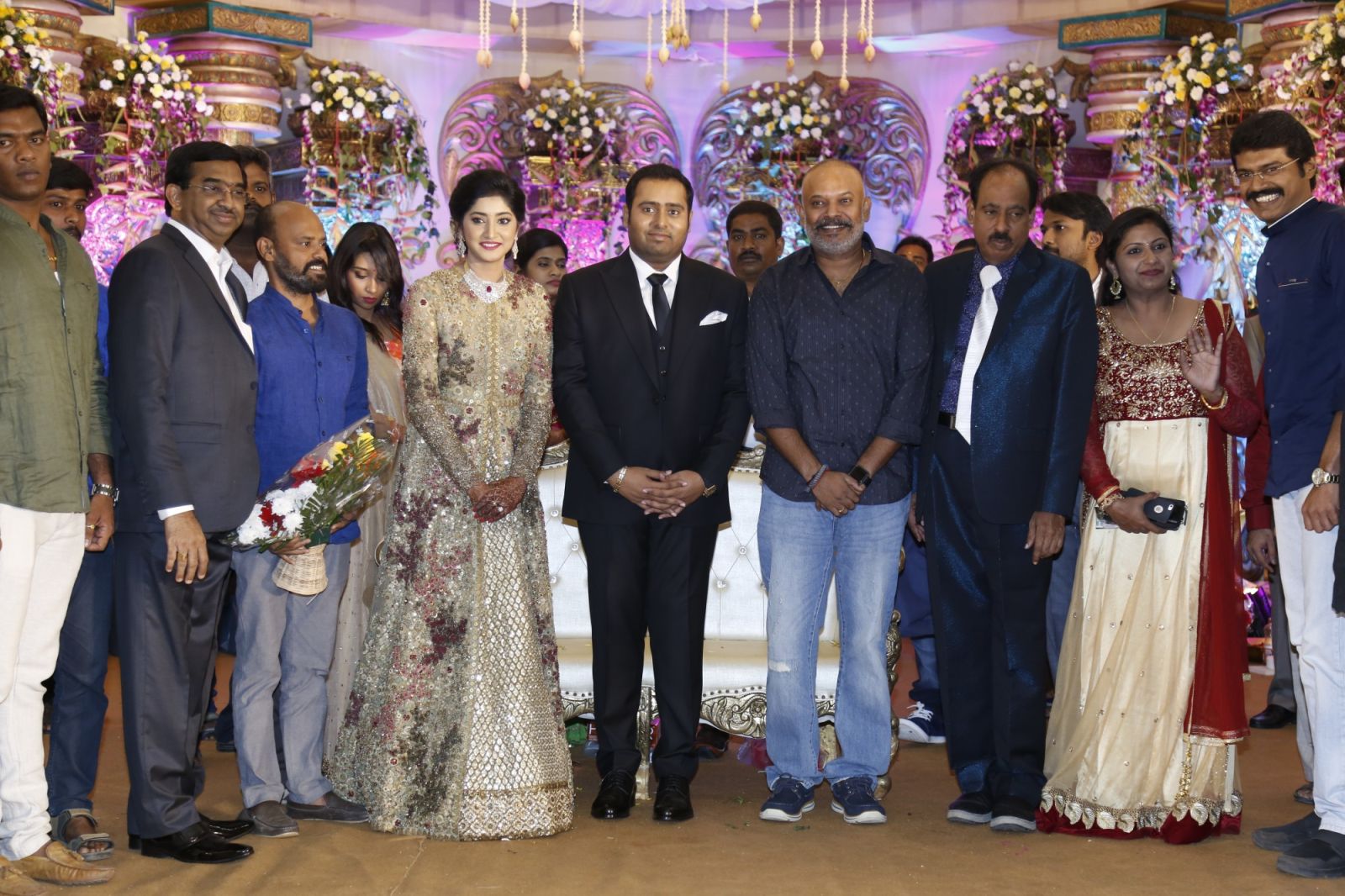 Producer Abinesh Elangovan - Nandhini Wedding Reception Stills (60)