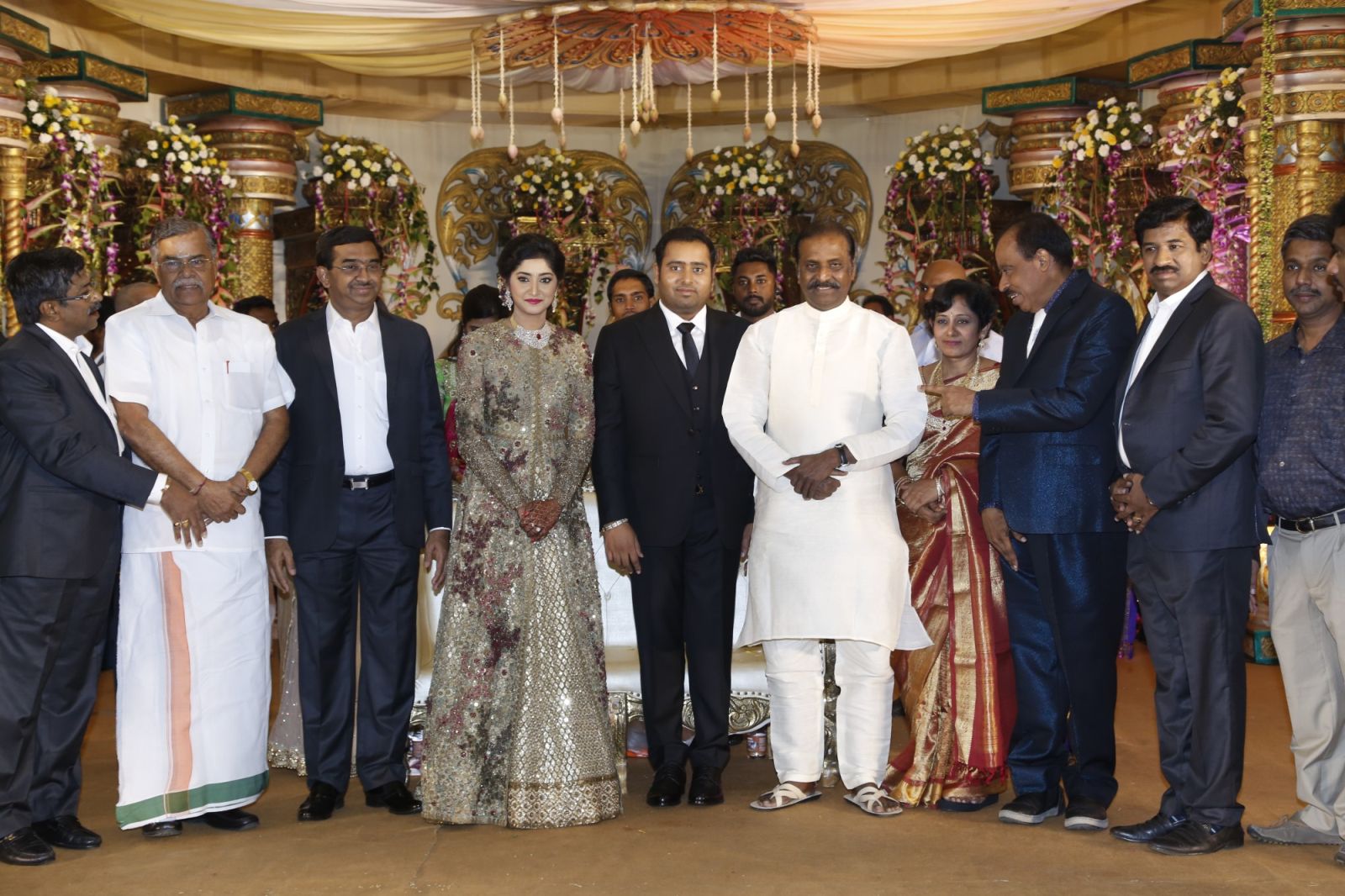 Producer Abinesh Elangovan - Nandhini Wedding Reception Stills (7)