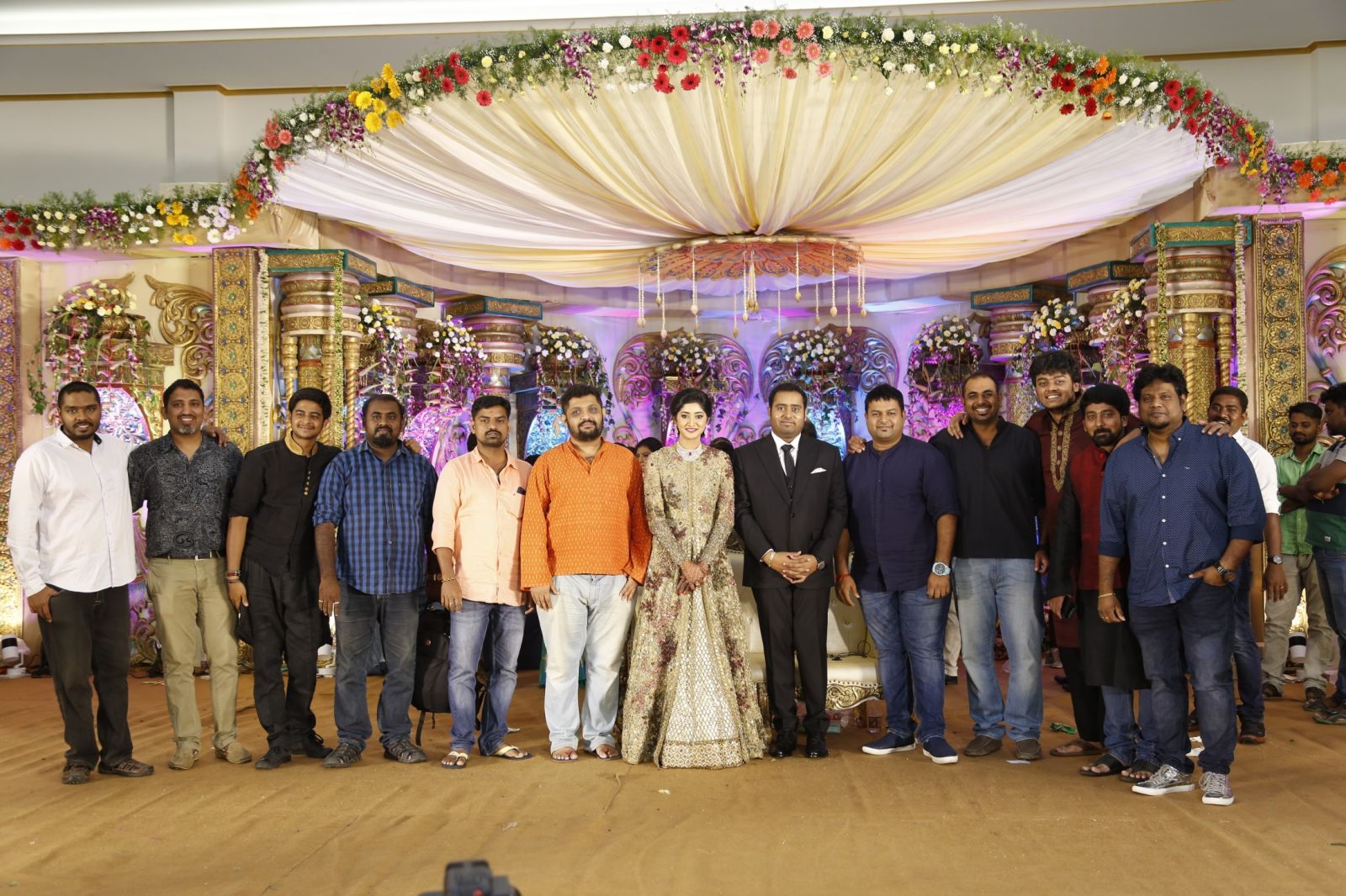 Producer Abinesh Elangovan - Nandhini Wedding Reception Stills (71)