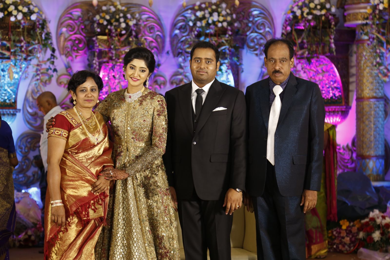 Producer Abinesh Elangovan - Nandhini Wedding Reception Stills (72)