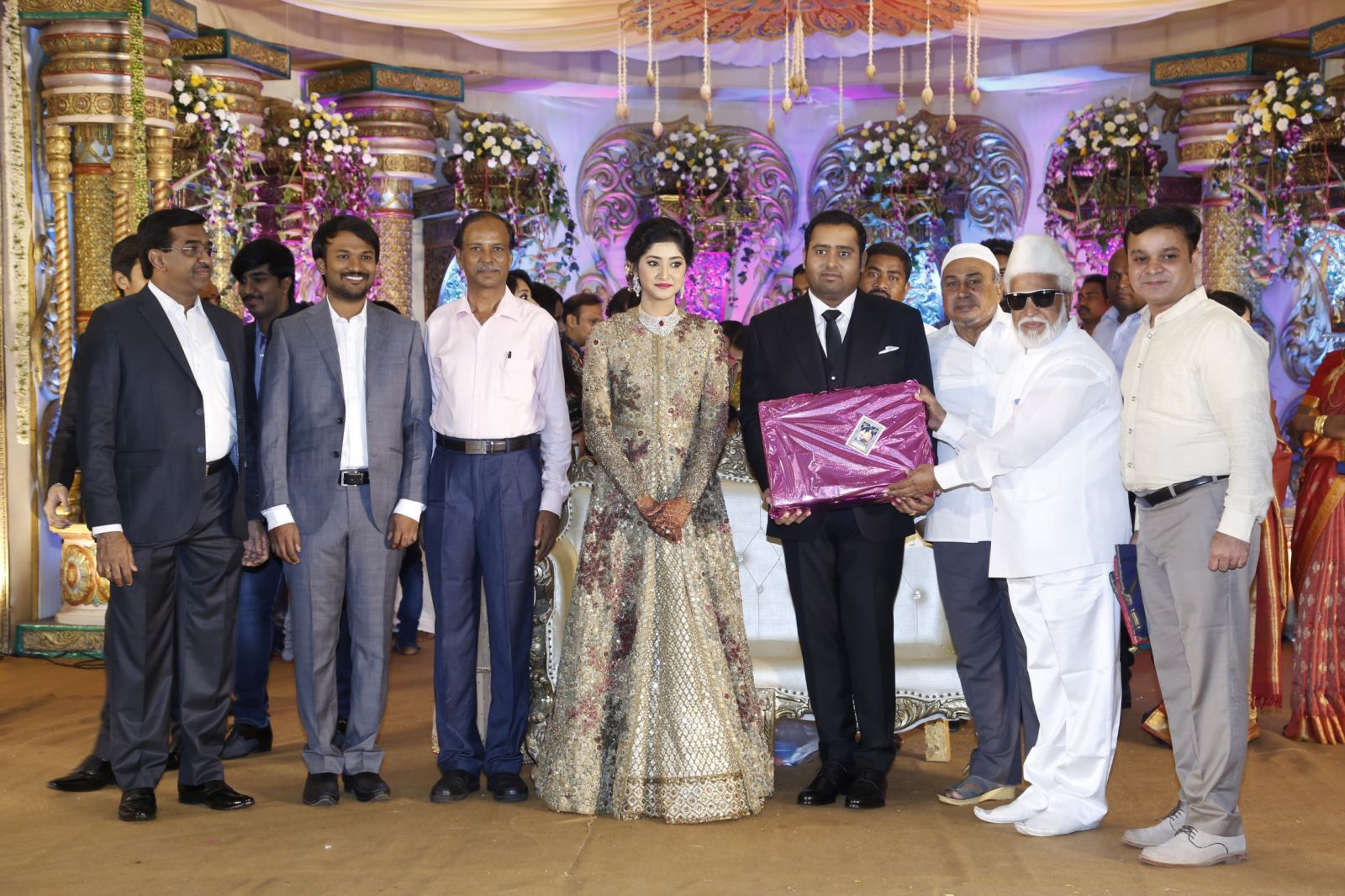 Producer Abinesh Elangovan - Nandhini Wedding Reception Stills (90)