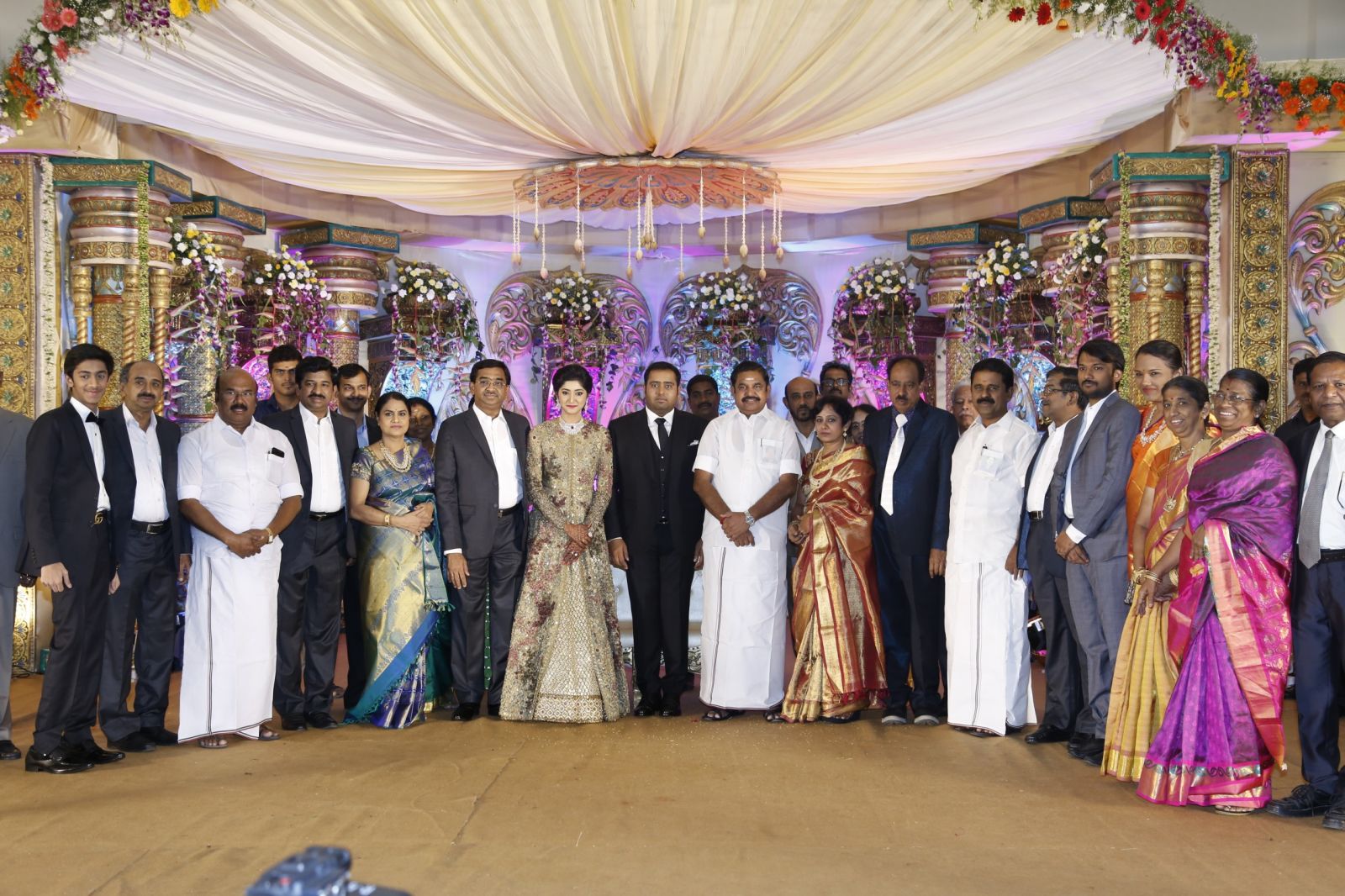 Producer Abinesh Elangovan - Nandhini Wedding Reception Stills (98)