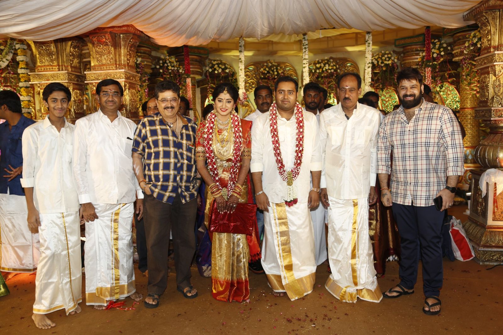 Producer Abinesh Elangovan - Nandhini Wedding Stills (1)