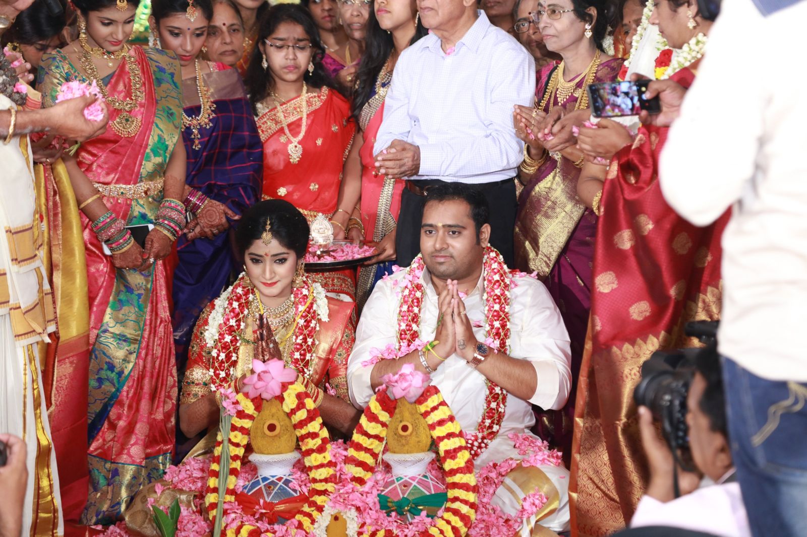 Producer Abinesh Elangovan - Nandhini Wedding Stills (42)