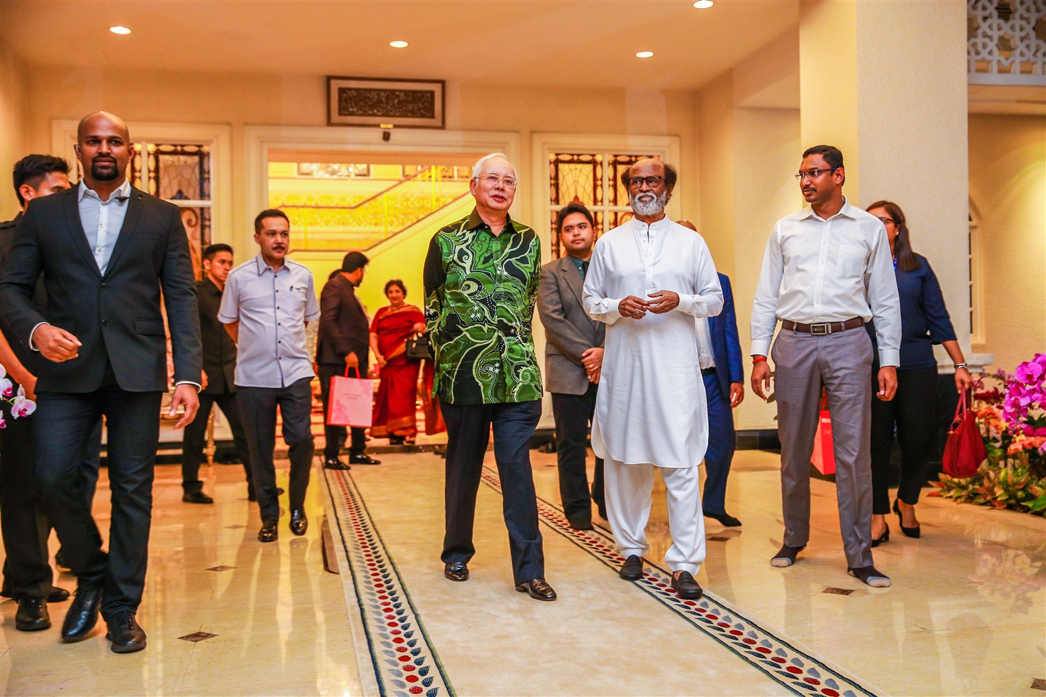 Superstar Rajinikanth Meet Malaysia PM Stills (5)