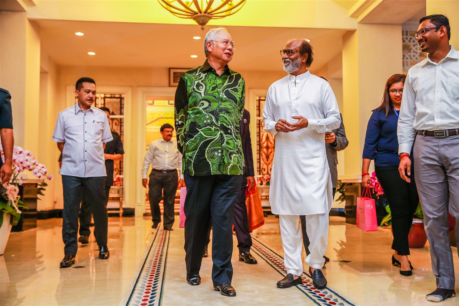 Superstar Rajinikanth Meet Malaysia PM Stills (9)