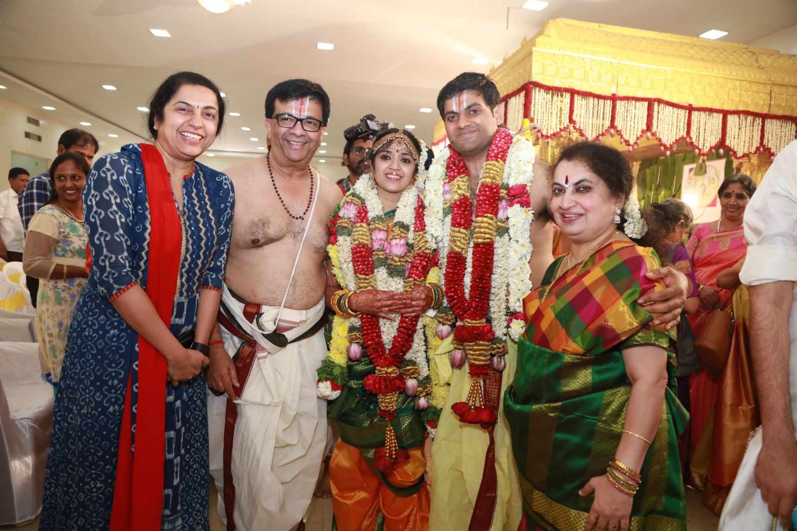 Actor YGee Mahendra's Son Harshavardhana - Shwetha Wedding Pics (2)